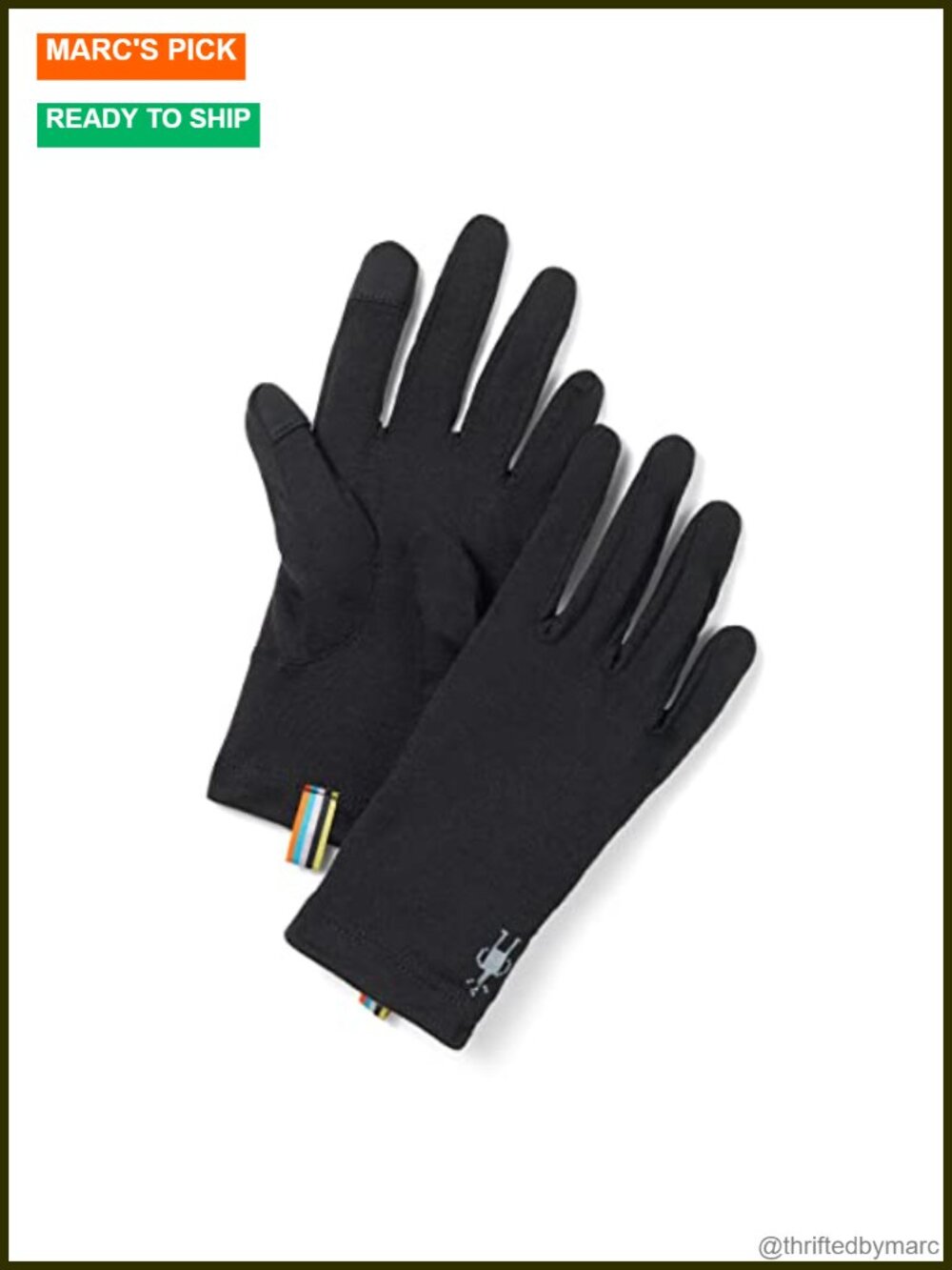 Merino Wool Touchscreen Gloves, Breathable Unisex Cold Weather Gloves